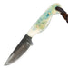 Justin Wiley Light Green Bone Fixed Blade Knife Knives Justin Wiley