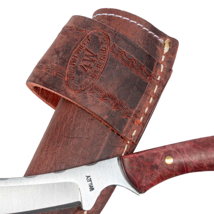 Justin Wiley Red Bone Drop Point Knife