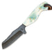Justin Wiley Light Green Bone Modified Sheepsfoot Knife Knives Justin Wiley