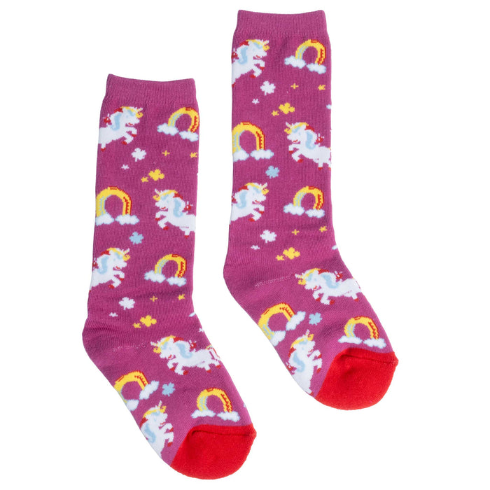 Lucky Chuck Youth Lucky Unicorn Socks