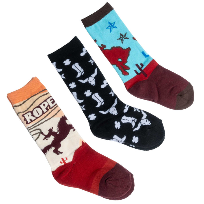 Lucky Chuck Youth 3 Pack Merrill Socks