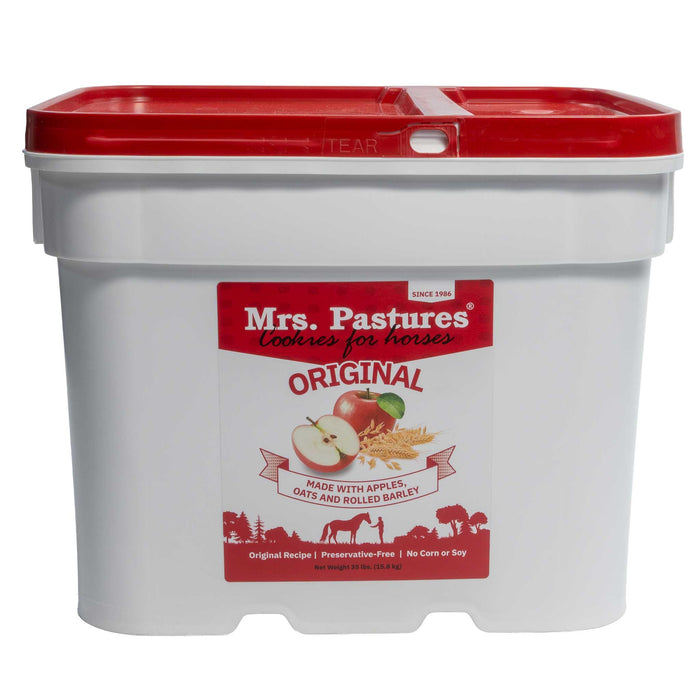 Mrs. Pastures Cookies For Horses Equine - Toys & Treats Mrs. Pastures 35lb Pail