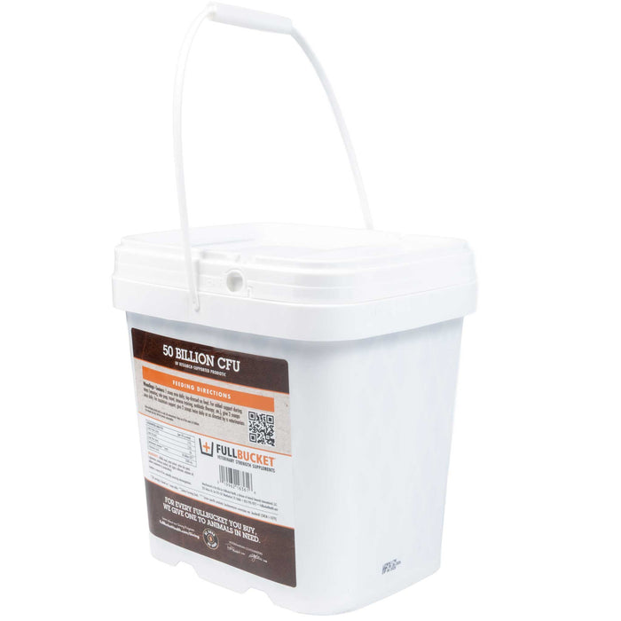Full Bucket Extra Strength Probiotic Pellets Equine - Supplements Full Bucket