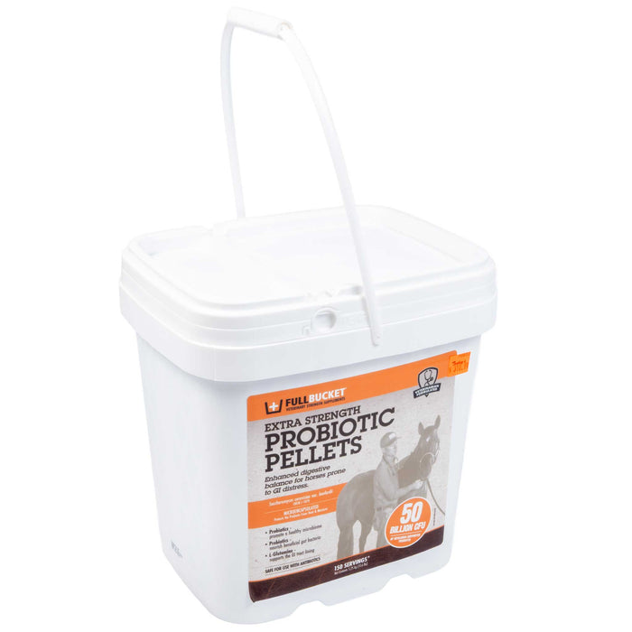 Full Bucket Extra Strength Probiotic Pellets Equine - Supplements Full Bucket