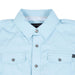 Rock & Roll Denim Boy's Tek Solid Aqua Pearl Snap Shirt KIDS - Boys - Clothing - Shirts - Short Sleeve Shirts Panhandle