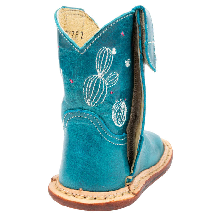 Roper Infant Cowbabies Waxy Turquoise Western Boot