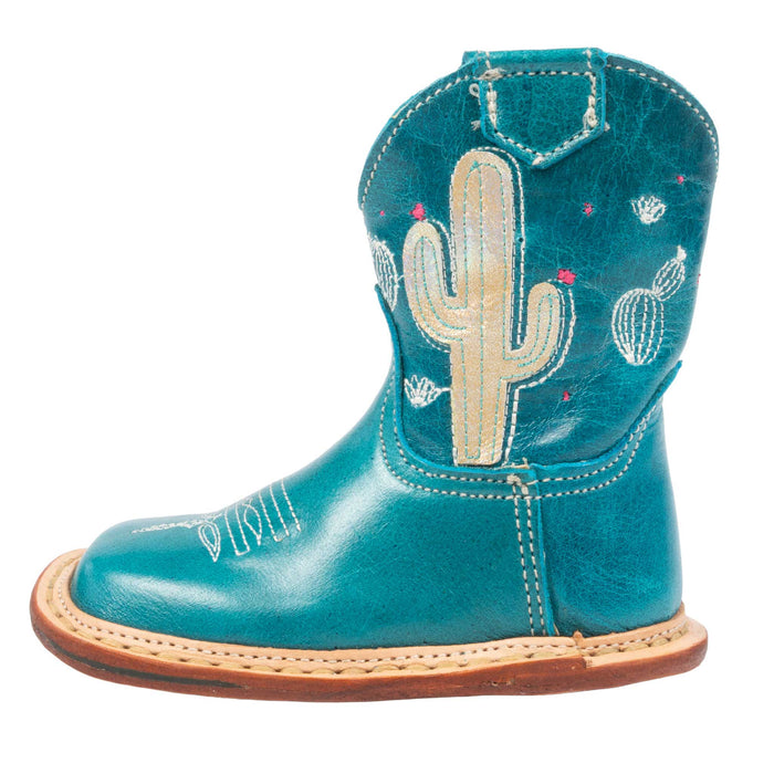 Roper Infant Cowbabies Waxy Turquoise Western Boot