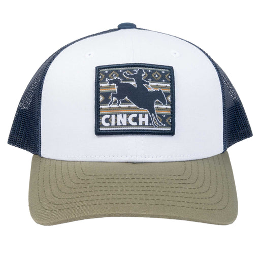 Cinch Youth Trucker Cap - White/Navy/Olive KIDS - Accessories - Hats & Caps Cinch
