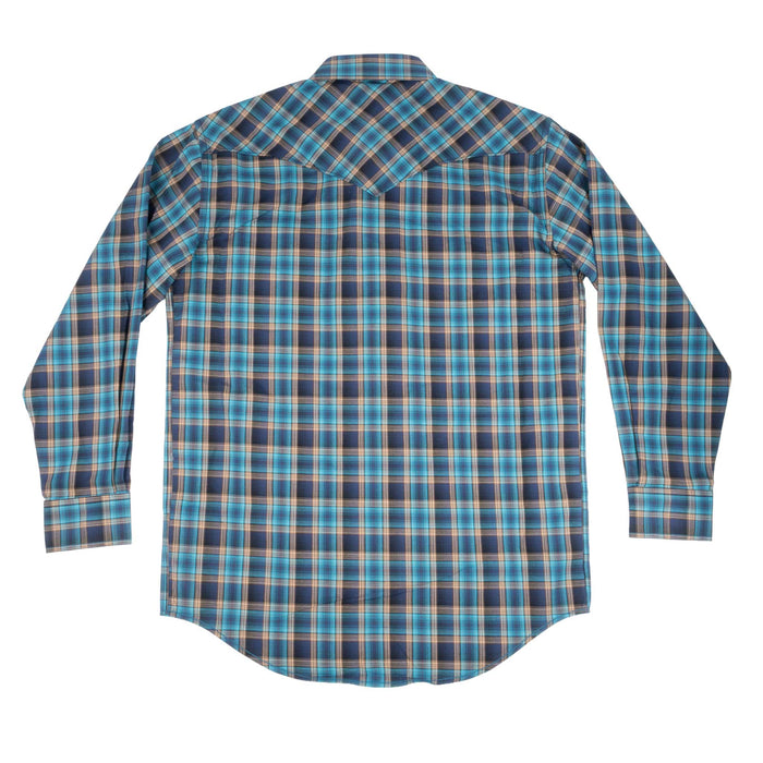 Panhandle Slim Men's Pearl Snap Plaid Western Shirt