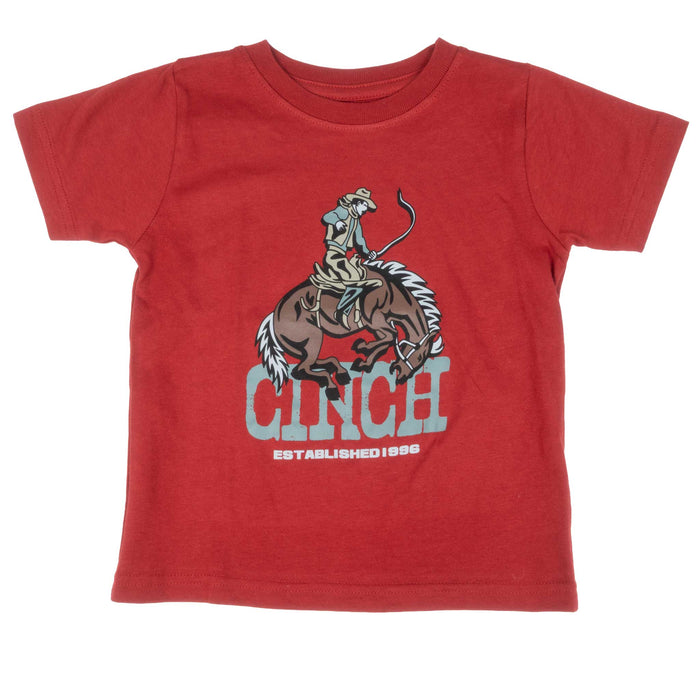 Cinch Toddler Boy's Graphic Burgundy Tee
