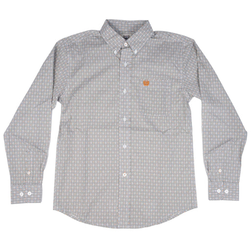Cinch Boy's Geo Print Button Down Shirt KIDS - Boys - Clothing - Shirts - Long Sleeve Shirts Cinch