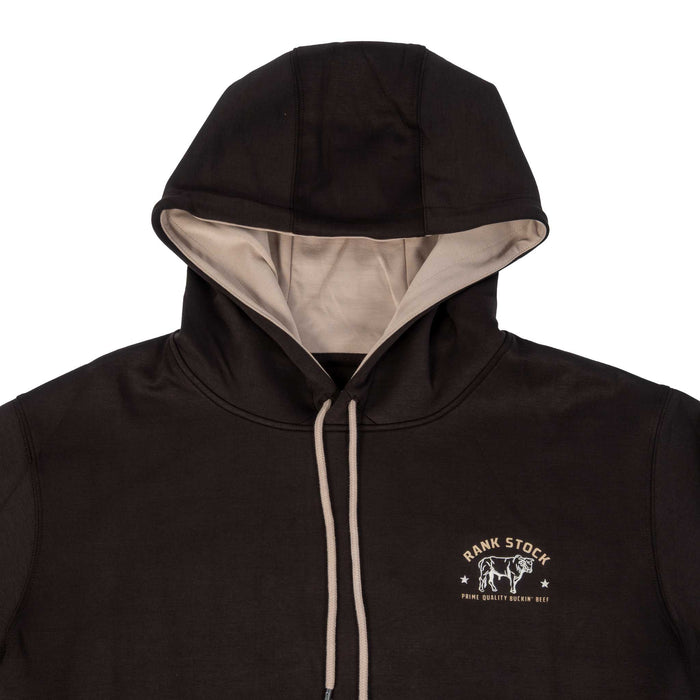 Hooey Men's Charbray Dark Brown Hoodie