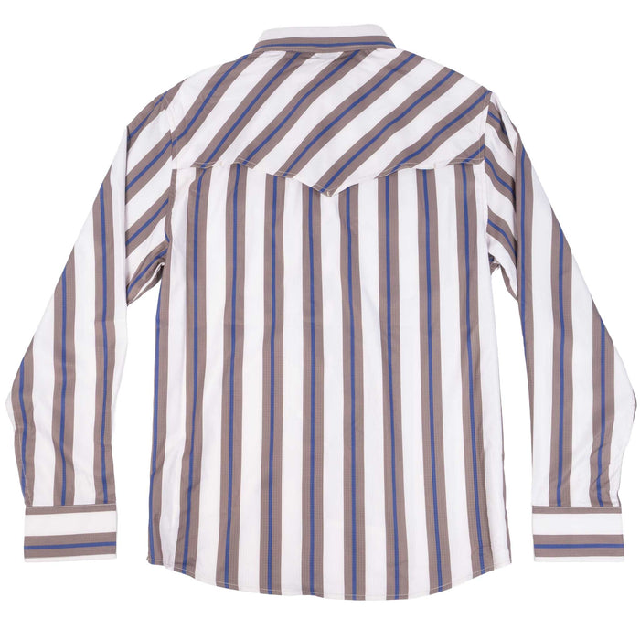 Rock & Roll Denim Men's Reflex Stripe Pearl Snap Western Shirt