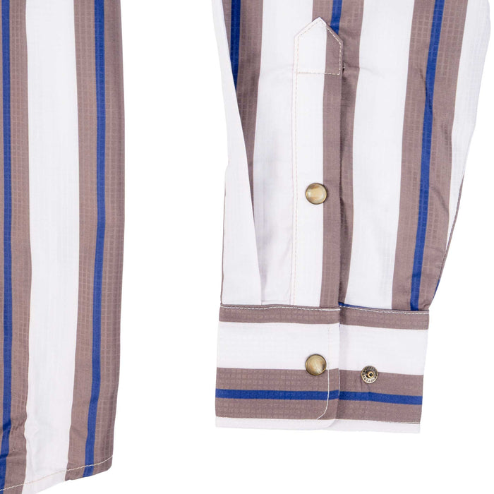 Rock & Roll Denim Men's Reflex Stripe Pearl Snap Western Shirt