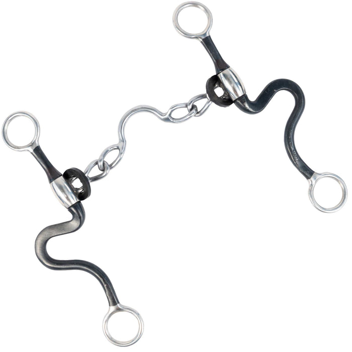 Cowboy Tack Diamond Back Ported Chain Bit