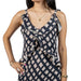 Tie Strap Geometric Black Dress WOMEN - Clothing - Dresses THML Clothing