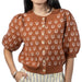 Camel Horseshoe Cardigan WOMEN - Clothing - Tops - Short Sleeved Peace Love Line