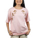 Western Embroidered Pink Top WOMEN - Clothing - Tops - Short Sleeved Lucky & Blessed