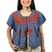 Sister Mary Bolero Blue Plaid Top WOMEN - Clothing - Tops - Short Sleeved Sister Mary