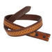 Randall Top Shelf Tooled Captain Crunch Belt - Tan/Antique MEN - Accessories - Belts & Suspenders Randall Top Shelf