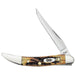 Case Genuine Stag Small Texas Toothpick Knives W.R. Case