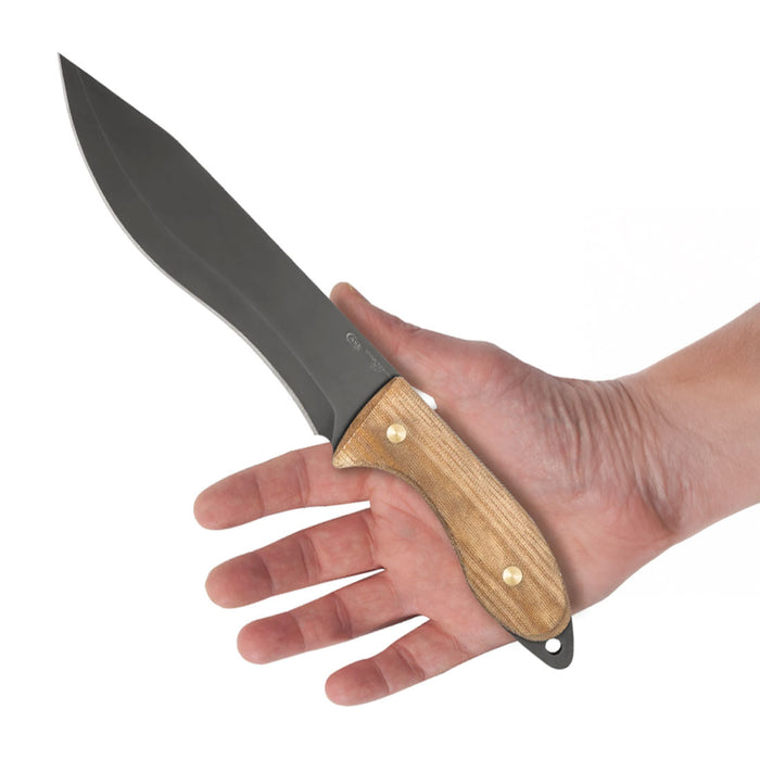 Case Laramy Miller Smooth Natural Micarta® Sasquatch Bowie Knife Knives W.R. Case