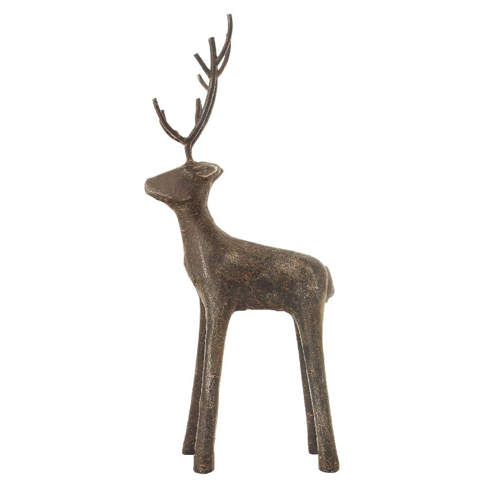 Cast Iron Standing Deer HOME & GIFTS - Home Decor - Seasonal Decor Creative Co-Op   