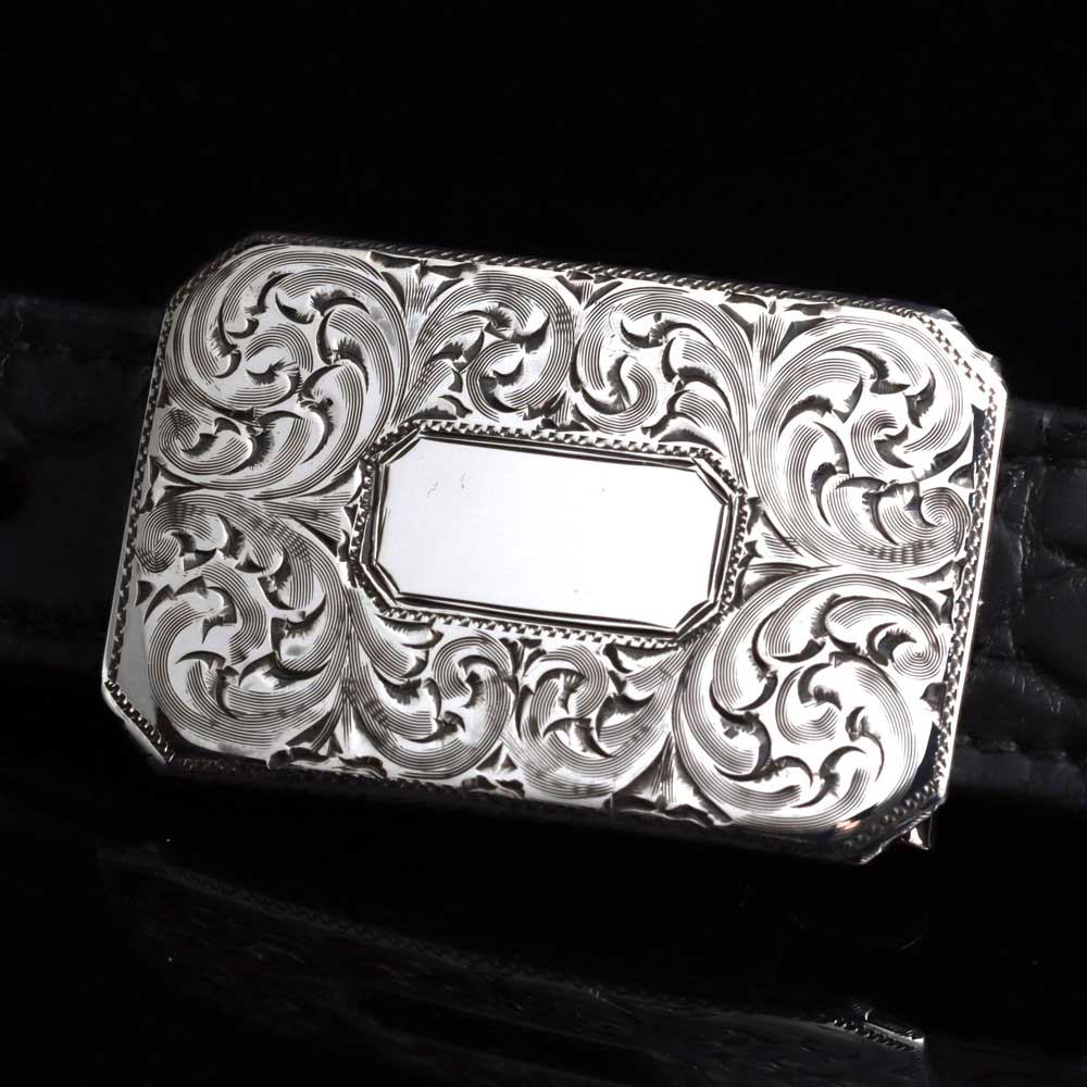 Comstock Heritage Charlie Scroll Buckle - Customizable ACCESSORIES - Additional Accessories - Buckles Comstock Heritage   