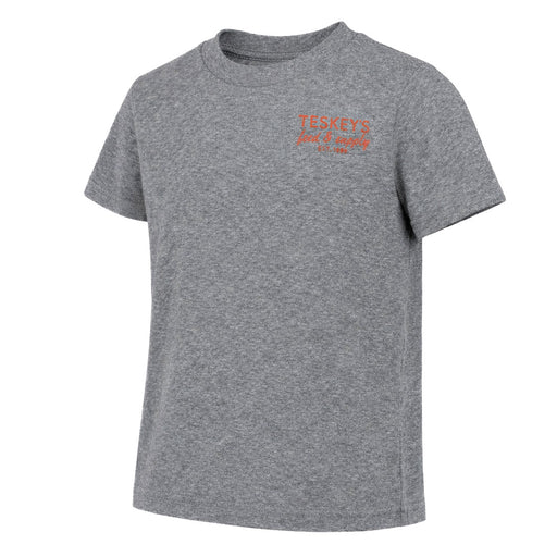 Teskey's Youth Feed & Supply Hereford Bull Tee - Heather TESKEY'S GEAR - Youth SS Shirts Teskey's