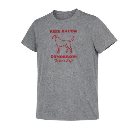 Teskey's Youth Free Bacon Tee - Aluminum Grey TESKEY'S GEAR - Youth SS Shirts Teskey's