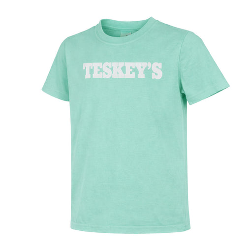 Teskey's Youth Plain Logo Tee - Chalky Mint TESKEY'S GEAR - Youth SS Shirts Teskey's
