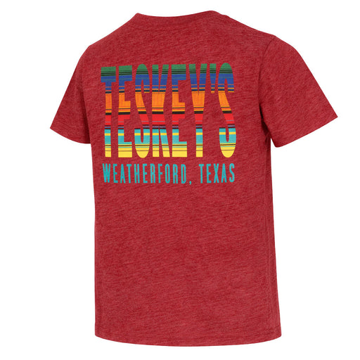 Teskey's Youth Serape Tee - Cardinal TESKEY'S GEAR - Youth SS Shirts Teskey's