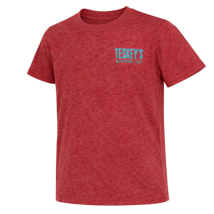 Teskey's Youth Serape Tee - Cardinal TESKEY'S GEAR - Youth SS Shirts Teskey's