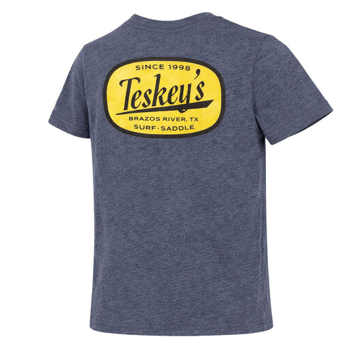 Teskey's Youth Brazos River Tee - Navy TESKEY'S GEAR - Youth SS Shirts Teskey's
