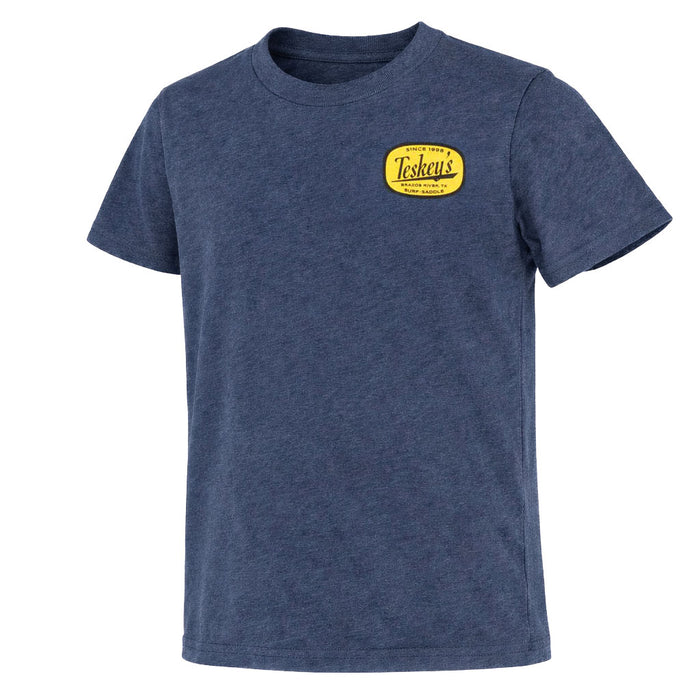Teskey's Youth Brazos River Tee - Midnight Navy TESKEY'S GEAR - Youth SS Shirts Teskey's