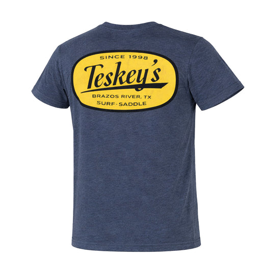 Teskey's Youth Brazos River Tee - Midnight Navy TESKEY'S GEAR - Youth SS Shirts Teskey's