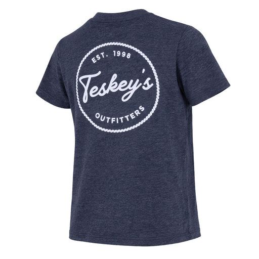 Teskey's Youth Outfitter Rope Circle Tee - Navy TESKEY'S GEAR - Youth SS Shirts Teskey's