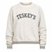 Teskey's Varsity Font Raglan Sweater - Natural/Jean TESKEY'S GEAR - Sweatshirts & Hoodies Teskey's
