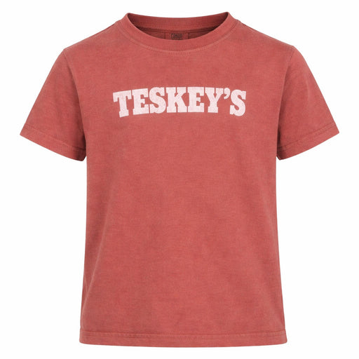 Teskey's Youth Plain Logo Tee - Crimson TESKEY'S GEAR - Youth SS Shirts Teskey's