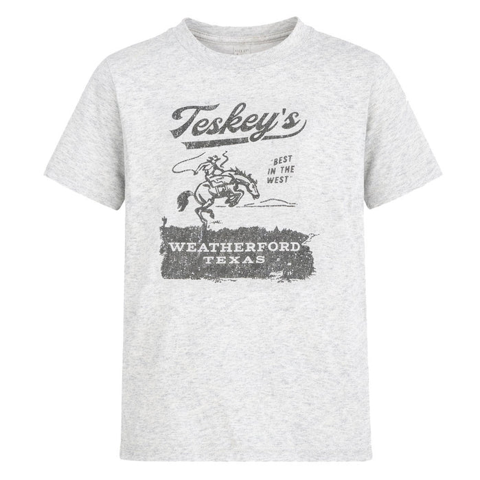 Teskey's Youth Bronco Tee - Oatmeal TESKEY'S GEAR - Youth SS Shirts Teskey's