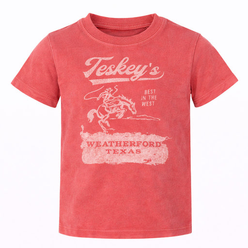 Teskey's Youth Bronco Tee - Papaya TESKEY'S GEAR - Youth SS Shirts Teskey's