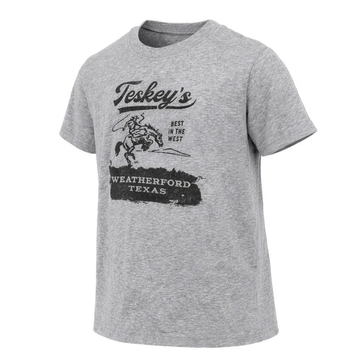 Teskey's Youth Bronco Tee - Heather TESKEY'S GEAR - Youth SS Shirts Teskey's