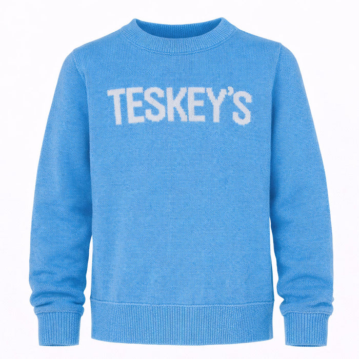 Teskey's Youth Crewneck Sweater - Hydrangea/White TESKEY'S GEAR - Youth Hoodies Teskey's