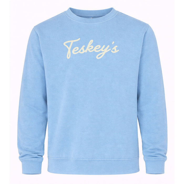 Teskey's Outfitter And Cowboy Supply Co Crewneck Sweatshirt - Denim Blue TESKEY'S GEAR - Sweatshirts & Hoodies Teskey's
