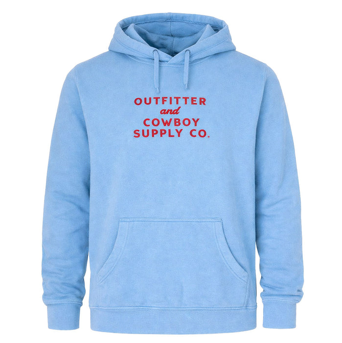 Teskey's Outfitter & Cowboy Supply Hoodie - Cornflower Blue TESKEY'S GEAR - Sweatshirts & Hoodies Teskey's
