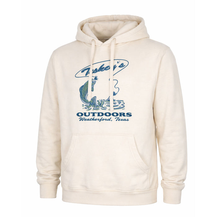 Teskey's Outdoor Fly Fishing Hoodie - Ivory TESKEY'S GEAR - Sweatshirts & Hoodies Teskey's