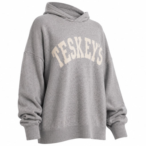 Teskey's Varsity Font Hoodie Sweater - Gray/Natural TESKEY'S GEAR - Sweatshirts & Hoodies Teskey's