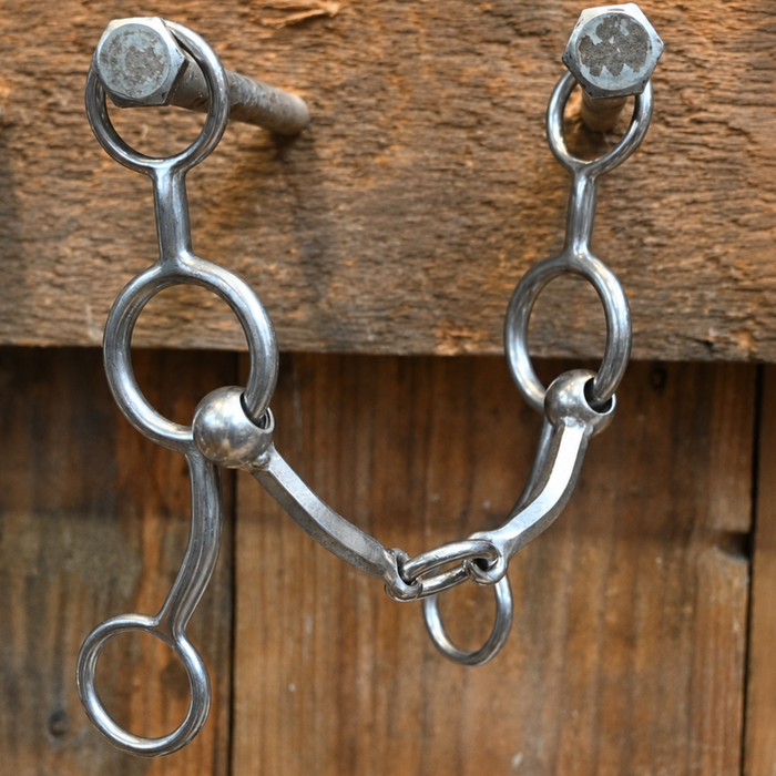 Flaharty Lil' Circle Gag Hexagon Lifesaver Bit Tack - Bits Flaharty