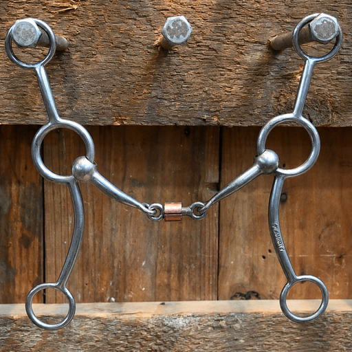 Flaharty Circle Gag Smooth Dogbone Bit Tack - Bits Flaharty