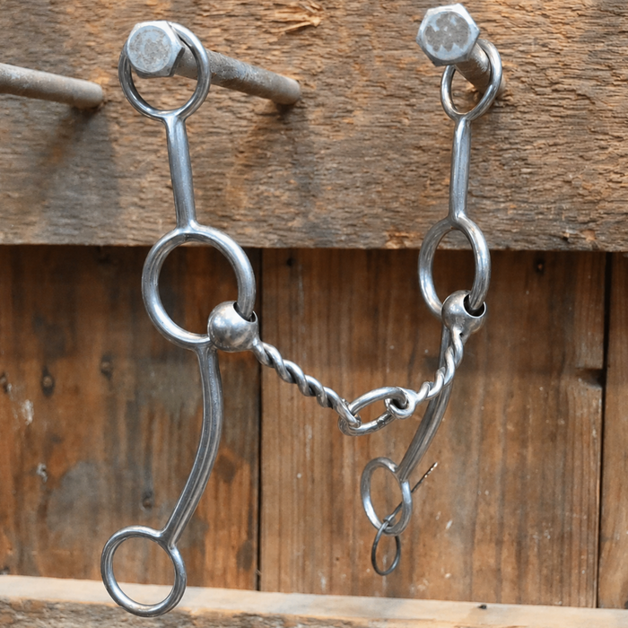 Flaharty Circle Gag Twisted Wire Lifesaver Bit Tack - Bits Flaharty